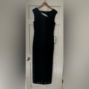 Connected Apparel Black Maxi Dress